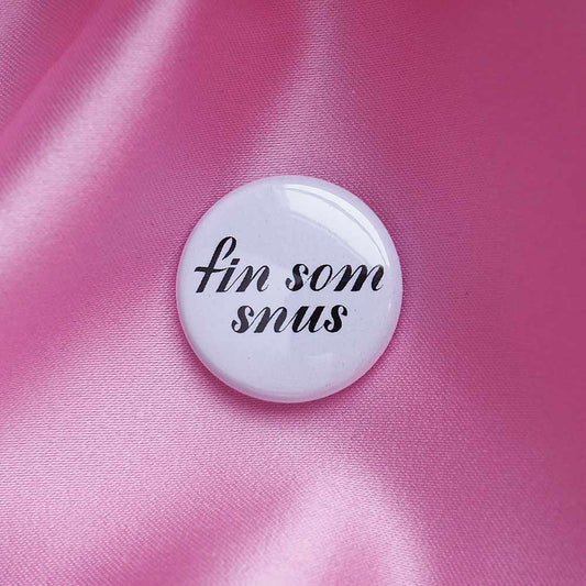 Rund magnet - Fin som snus